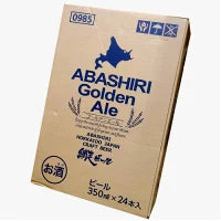 画像をギャラリービューアに読み込む, <送料込>北海道限定 網走 ゴールデンエール(ビール)350ml 24本 1ケース