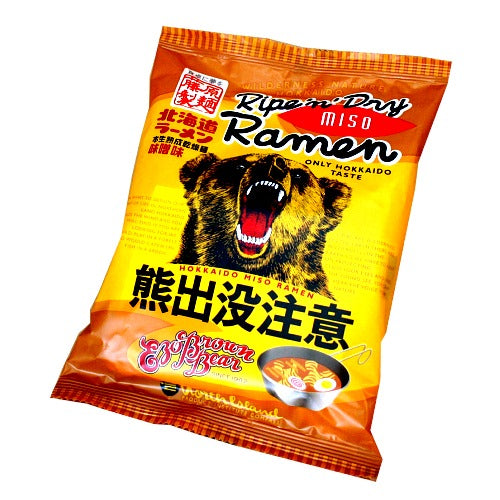 北海道ラーメン《本生熟成乾燥麺》 『熊出没注意』みそ味ラーメン