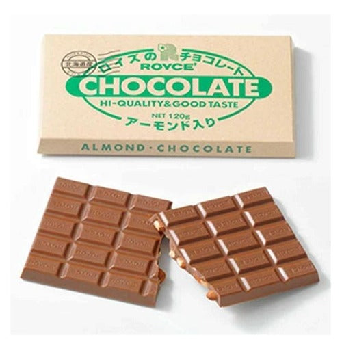ロイズ  板チョコレート120g 【アーモンド入り】