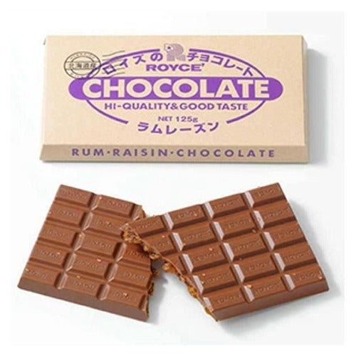 ロイズ  板チョコレート125g 【ラムレーズン】